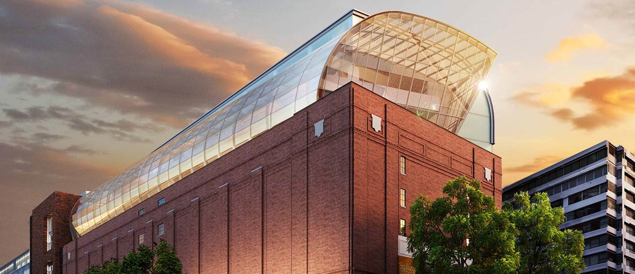 Artists rendering of the museum building